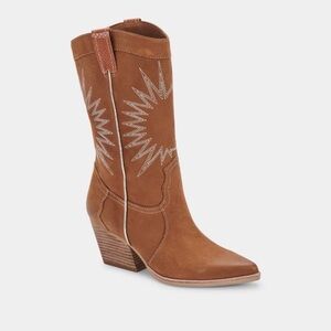 Dolce Vita Brown Western Heeled Boots